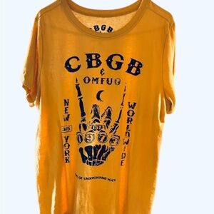 Goodie 2 sleeves Yellow Short Sleeve Tee with Graphic Print